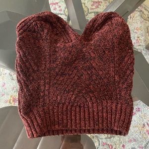 Sweater knit tube top urban XS